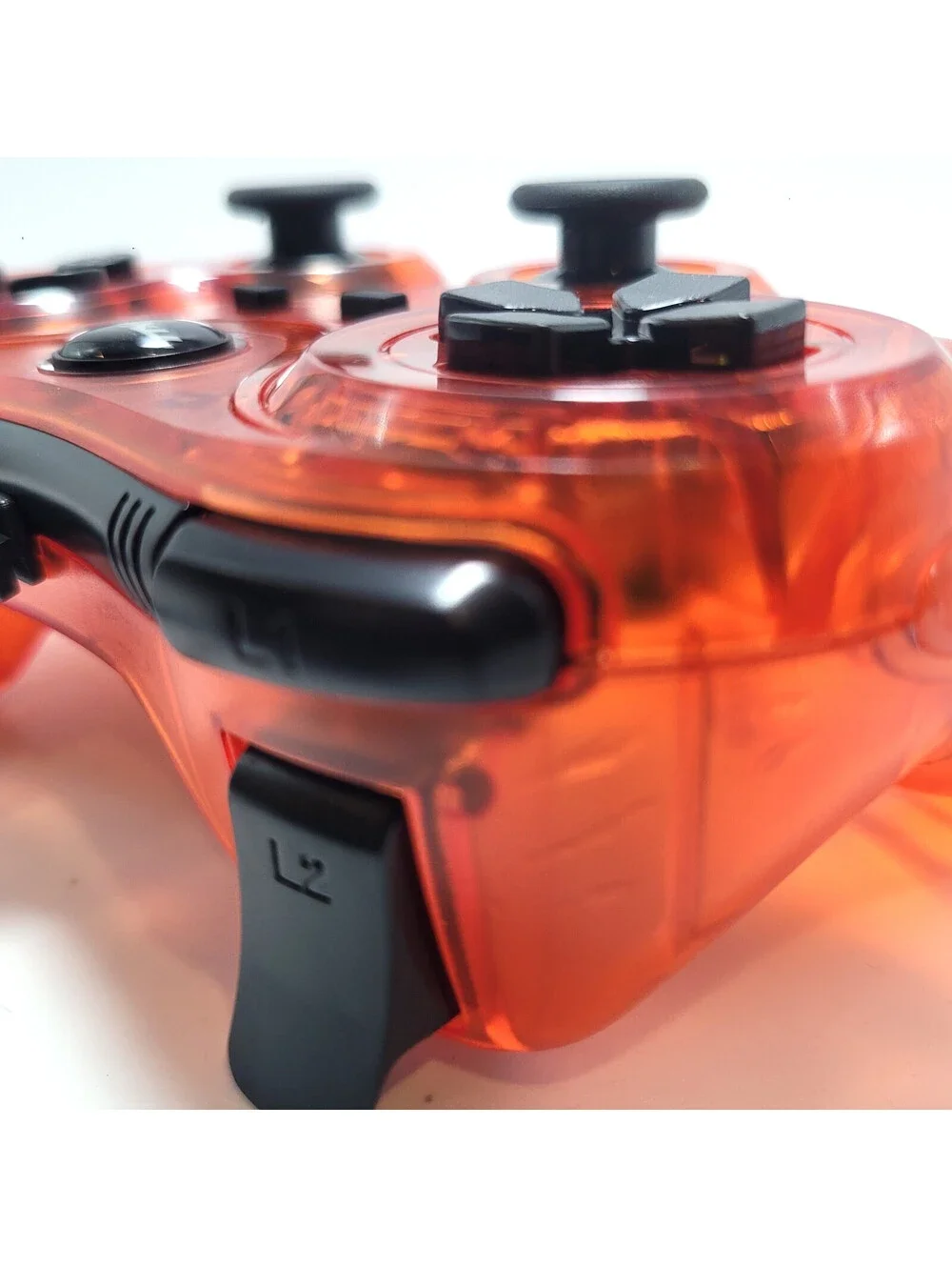 PlayStation 3 Wired Controller PS3 / PC / USB TTX Tech - Clear Red - NEW IN BOX!